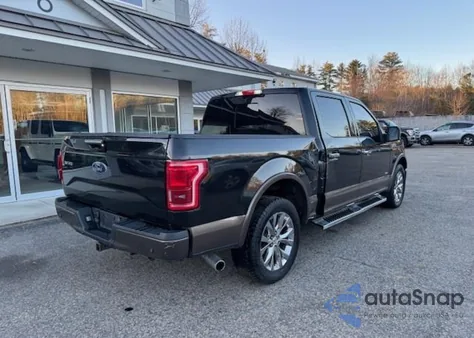 2015 Ford F150 Supercrew из США, поврежденный, VIN 1FTEW1CG5FKE37430